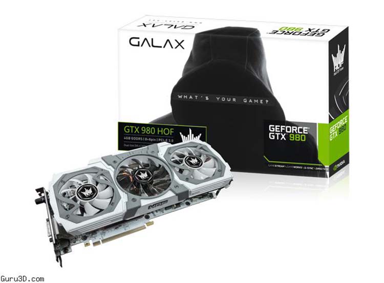 Galax GTX 980 HOF box