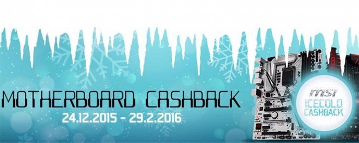 MSI carte mère Cashback 2016
