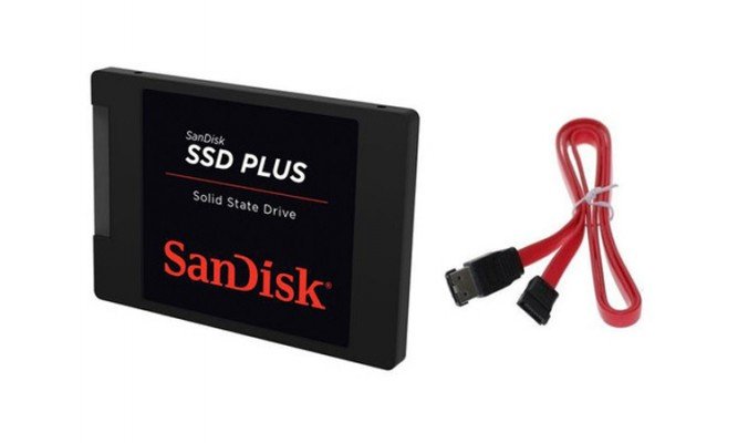 SSD SanDisk SSD Plus + câble SATA