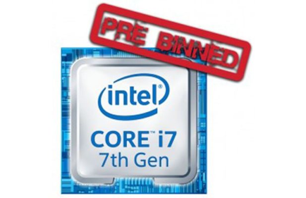 Core i7 7700K pré-binné