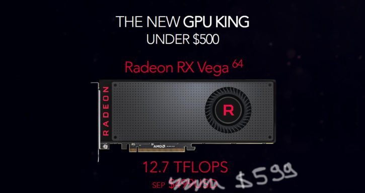 RX Vega 64 $599