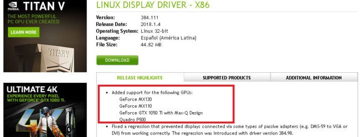 nVidia GeForce GTX 1050 - GTX 1050 Ti Max-Q