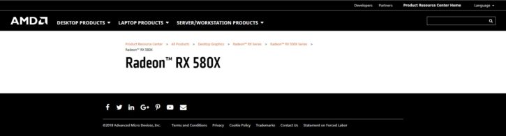 AMD RX 500X