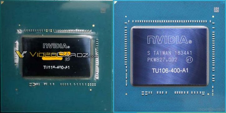 nVidia TU116 vs TU106 - GTX 1660 Ti