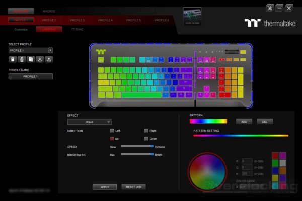 TT iTake Gaming Engine Level 20 RGB Lighting