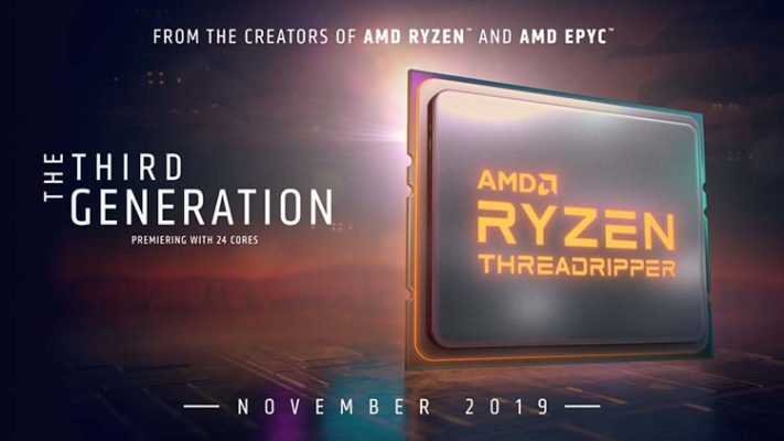 AMD Threadripper 3000 lancement Novembre