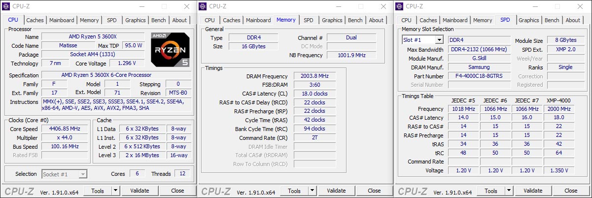 GSKILL 4000 MHz CL18 sur du AMD X570