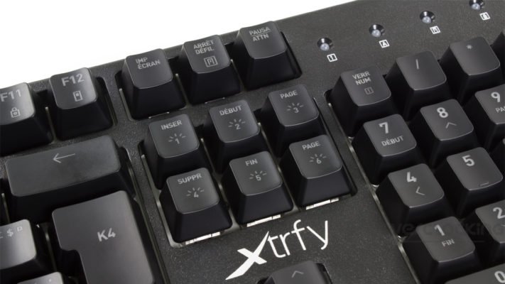 Xtrfy K4 RGB - Raccourcis multimédias
