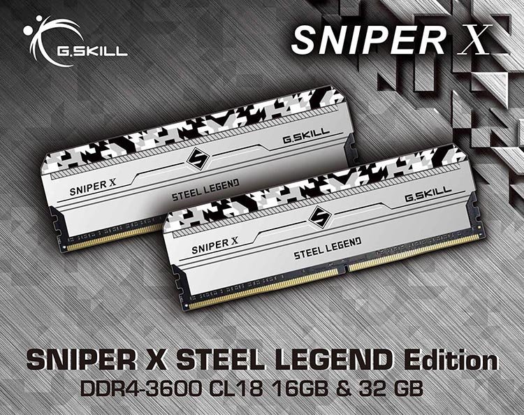 G.Skill Sniper X Steel Legend Edition